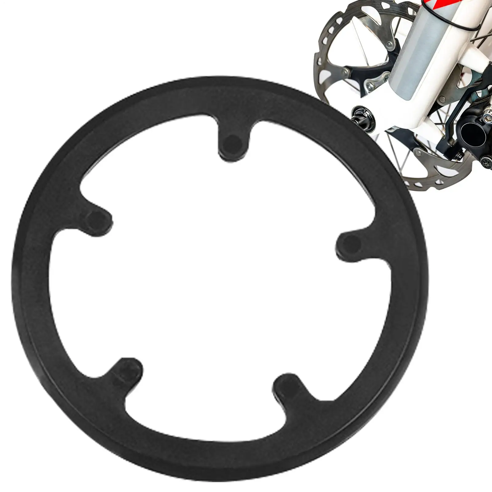 

Защита звездочки для горного велосипеда, защитная пленка для шатунов, рамы, 40 зубьев с 5 отверстиями, защита для езды на велосипеде по пересеченной местности