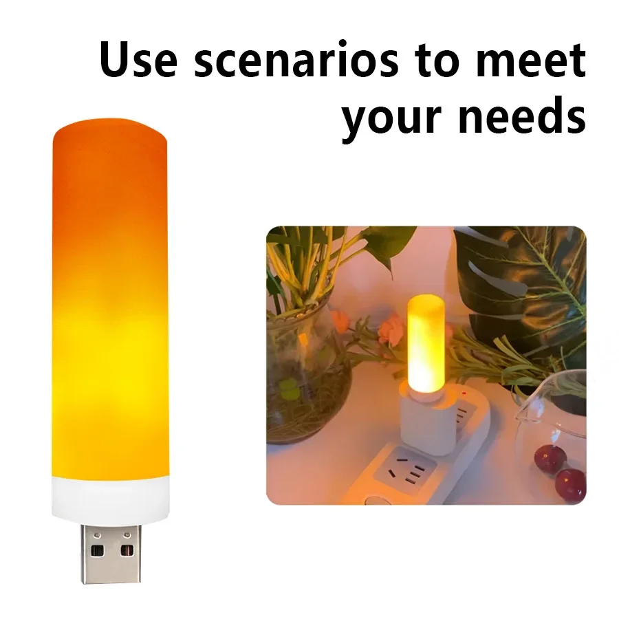 

USB ночник с эффектом пламени MeeToo