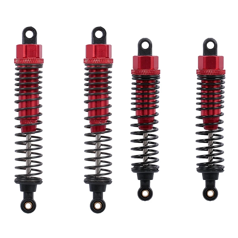 

2 Pair RC Black Aluminum Shock Absorber Fit HSP 1/10Truck 108004(08001) & 106004(06062)
