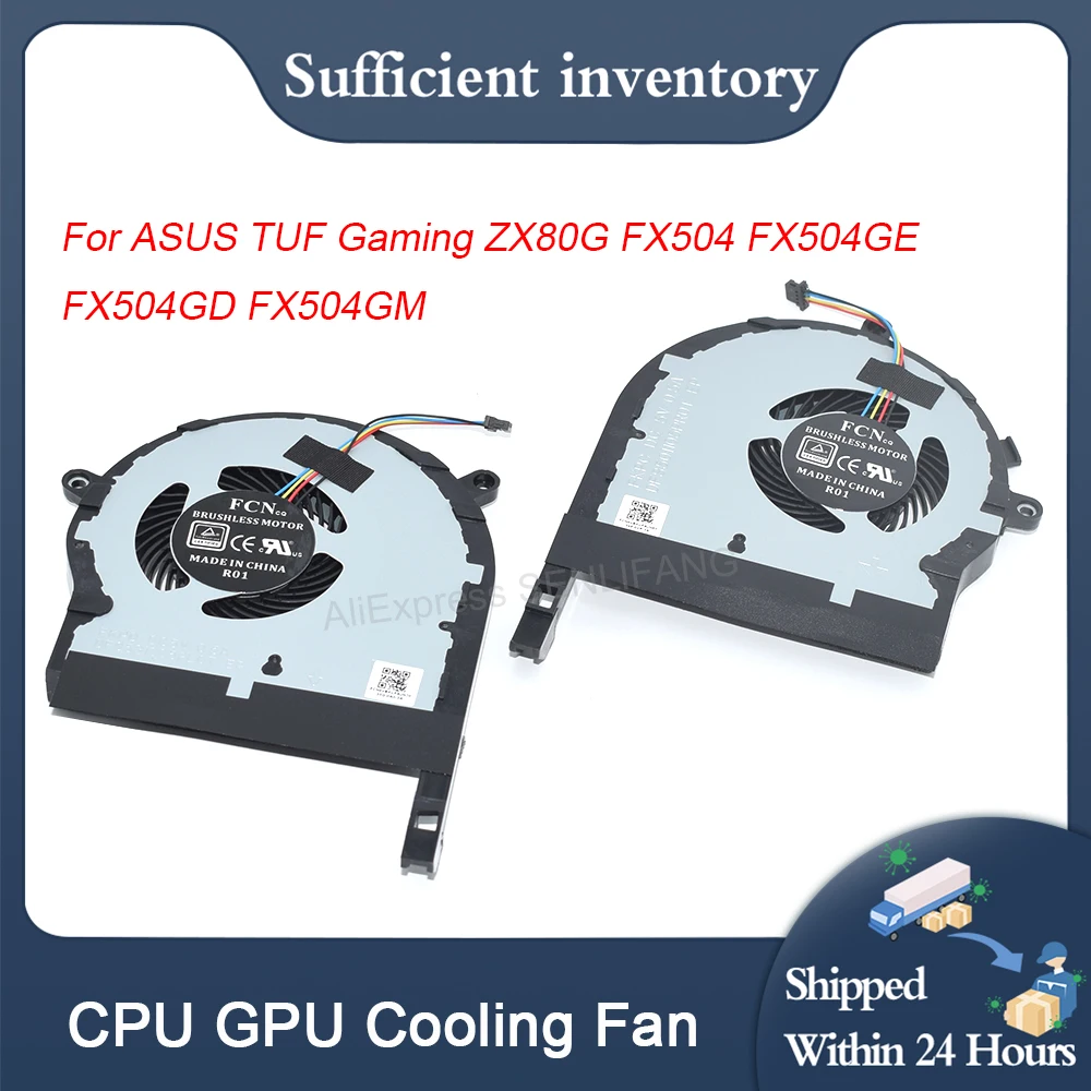 Вентилятор охлаждения для процессора ноутбука ASUS TUF Gaming ZX80G FX504 FX504GE FX504GD FX504GM