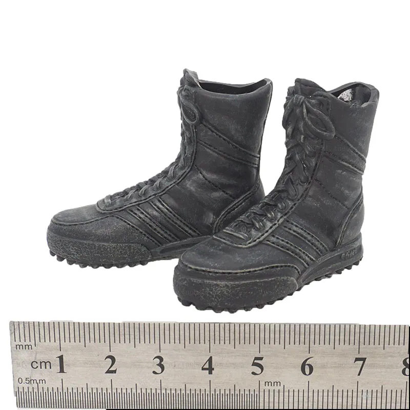 

Модель обуви солдатика GSG9 черного цвета, модель обуви с отверстиями для экшн-фигурок 12 дюймов, аксессуары для одежды, игрушка для демонстрац...