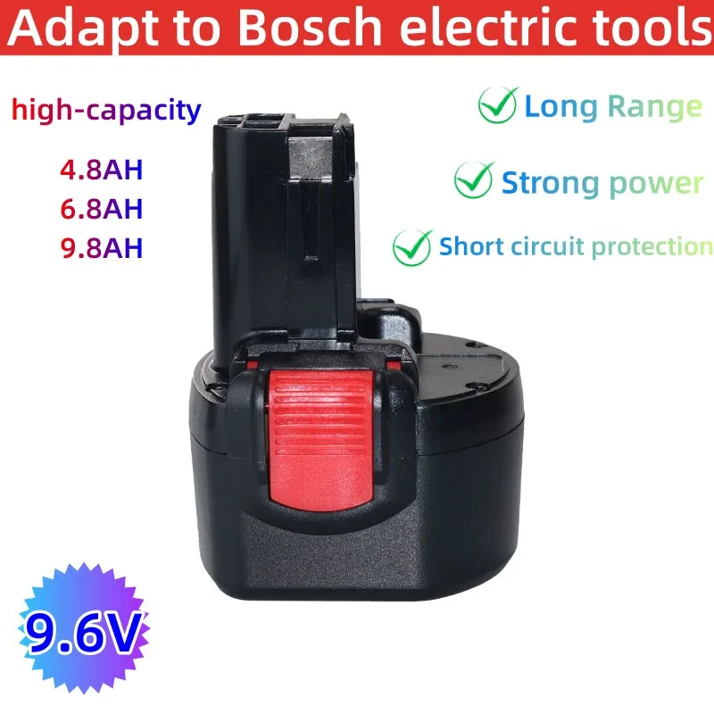 

Аккумуляторная батарея 9,6 в 4800 мАч/6800 мАч/9800 мАч Ni-MH, аккумулятор для электроинструментов Bosch PSR 960 BH984 BAT048 BAT119