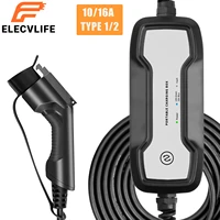 j1772 charger type 1 plug ev charger electric car charger type 2 cable level 2 iec 62196 evse 1016a portable ev car charger