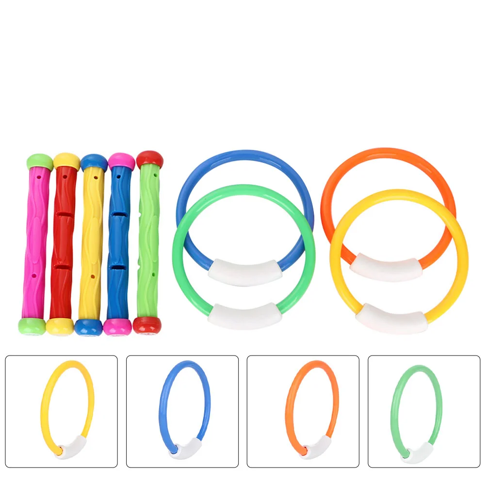 

Diving Toys Water Pool Kids Interesting Sticks Household Rings Accessory Seaweed Plastic Playthings Child