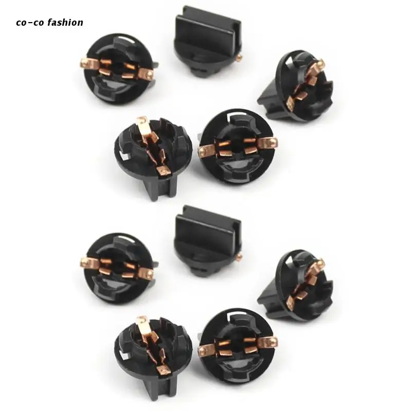 

517B 10x T10 Car Instrument Lamp Bulb Holder Twist Socket W5W Base Panel Cluster Plug
