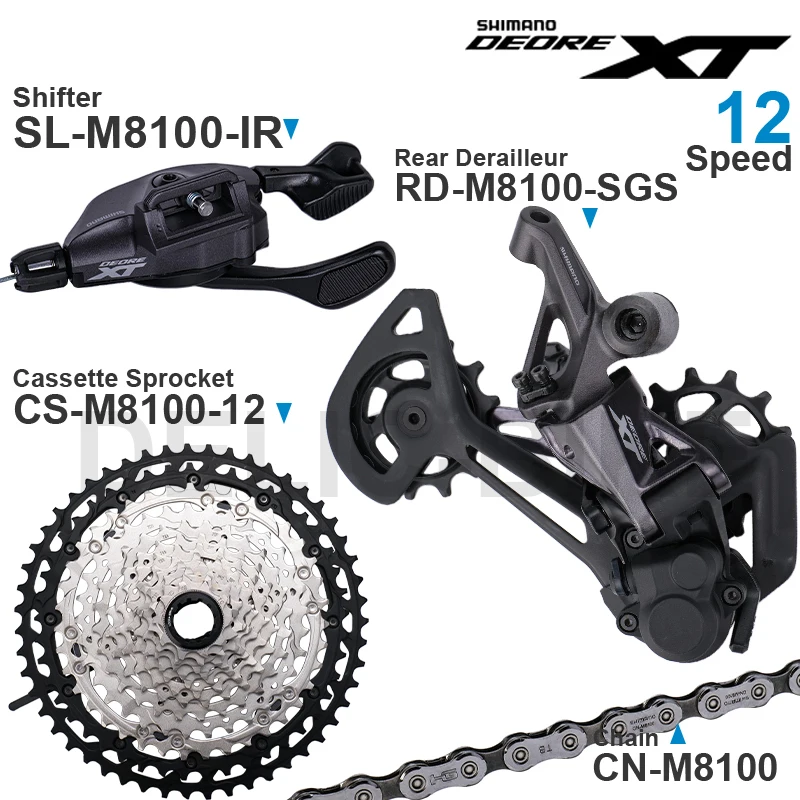 Задний переключатель передач SHIMANO DEORE XT M8100 12 Скоростей |