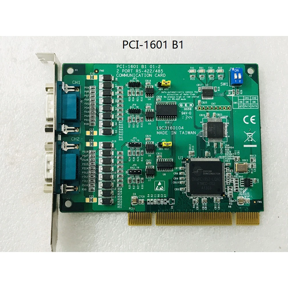 PCI-1601 B1 для 2-портовой карты PCI Advantech RS-422/485 включает защиту от перенапряжения