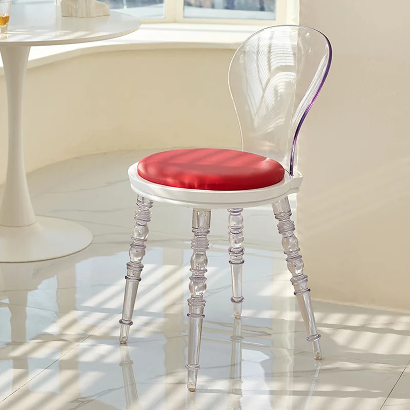 

Ergonomic Dinner Dining Room Chairs Space Saver Dinner Outdoor Luxury Dining Chairs Modern Silla Moderna Cafe Furniture XF200YH
