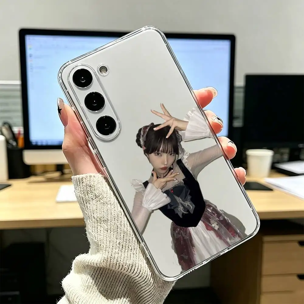 Фото Чехол для телефона Phantom-S-Siita-Otomodachi для Samsung A10,12,20,21S,30,31,40,50,51,52,70,71, прозрачный чехол №3