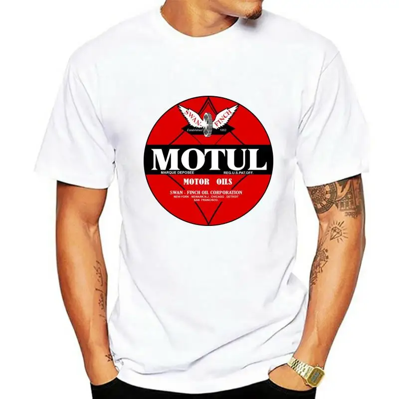 

Модная классическая ретро-футболка Motul