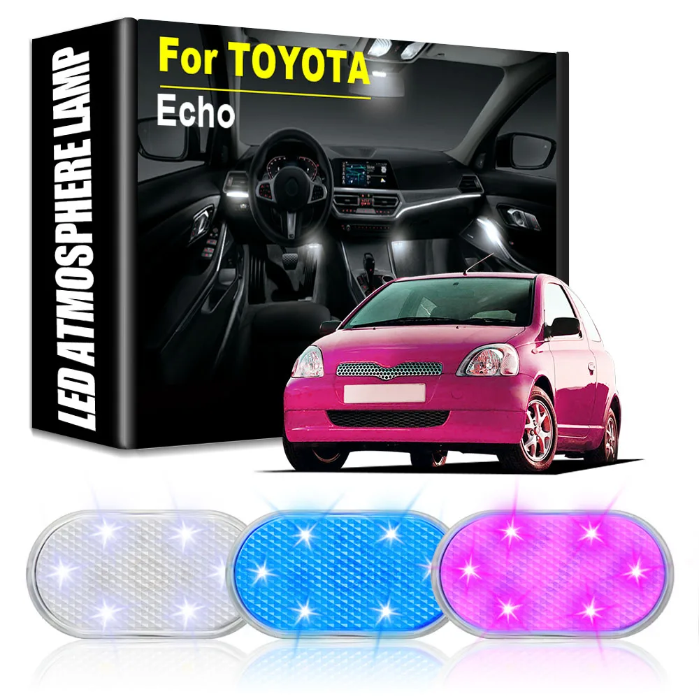

Car LED Atmosphere Lights Car Rechargeable Touch led Lamps Automotive Goods Car Accessories Auto Tools Gadgets for TOYOTA Echo