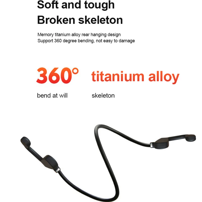 Bluetooth-наушники E6 Беспроводные водонепроницаемые наушники-вкладыши с костной