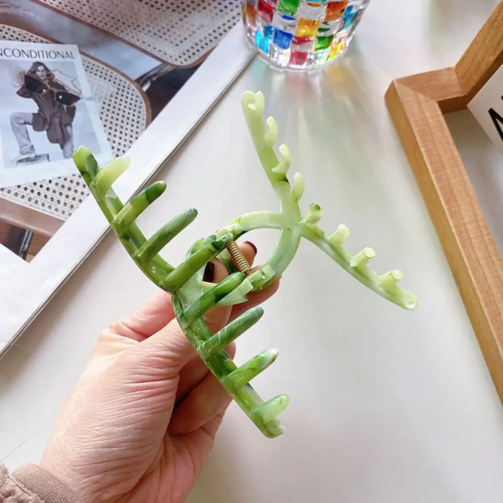 Корейский стиль градиентные крестообразные заколки для волос весенняя одежда