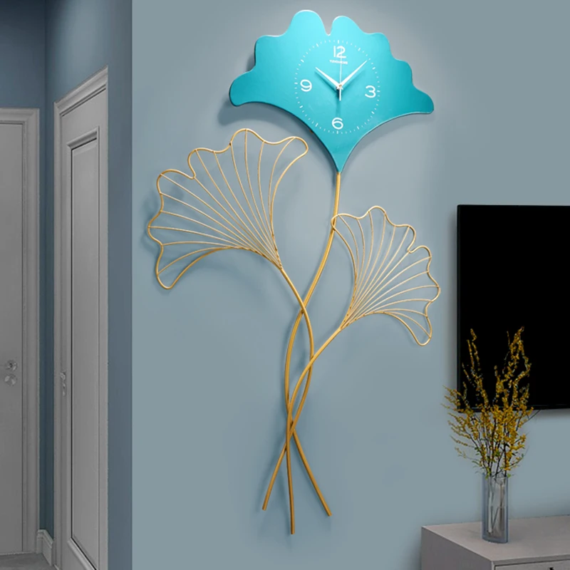 

Large 3d Decorative Wall Clock Modern Design Unusual Green Silent Wall Clock Electronic Children Orologio Da Parete Home Decor