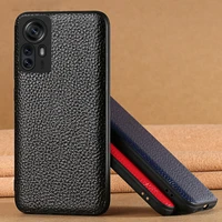 genuine leather phone case for xiaomi mi 12 11ultra 10pro cc9pro 8pro cc9e 8lite 10lite max 2s case litchi texture back cover