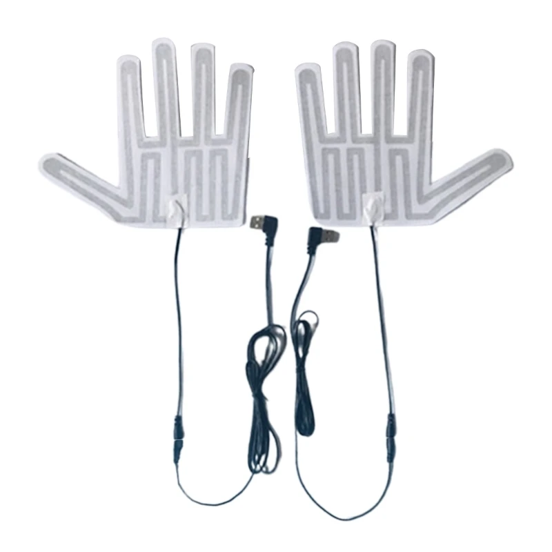 5 В USB-перчатки с подогревом пальцев электрические перчатки нагревательные