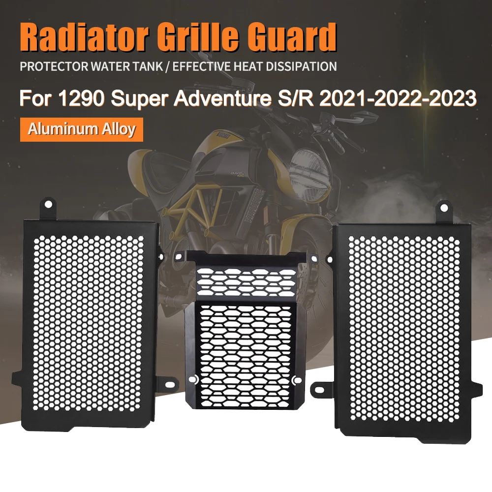 

Motorcycle Accessories Radiator Guard Protector Grille Grill Cover For Super Adventure 1290 S R 2021 2022 2023 Super Adv 1290