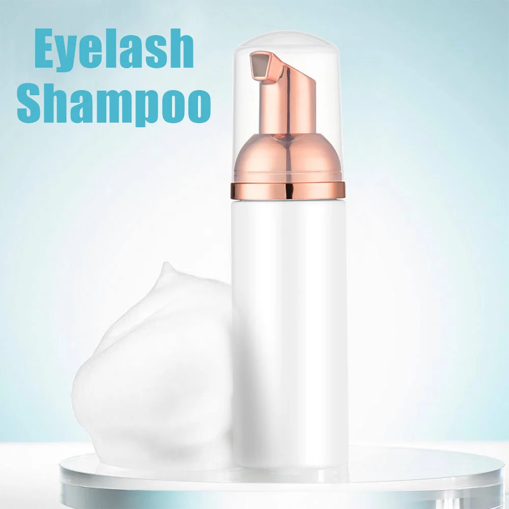 

Lashes Shampoo Tear Free and Vegan Friendly Private Label Foaming Lash With Brushes Lash Bath Set Daily Eyelash Wash Shampoo