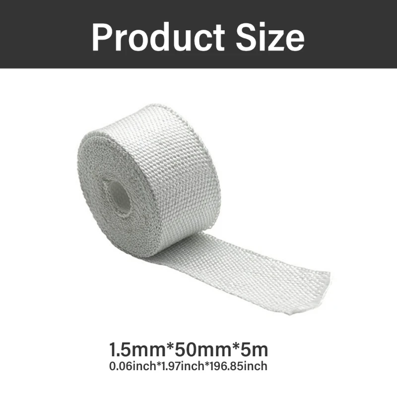 Стекловолокно Тепловая лента Защитный костюм для труб Тесьма Регулируемые