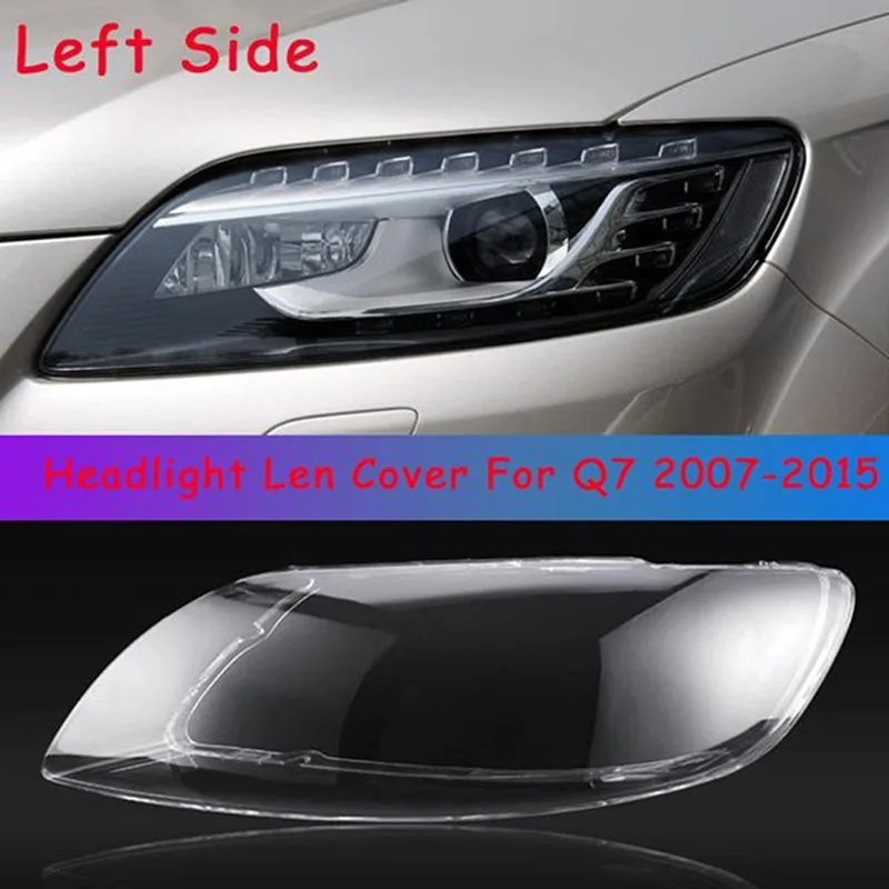 

Левая + правая Автомобильная фара, крышка объектива, головная лампа, передняя автомобильная лампа, оболочка для Q7 2007-2015, запчасти, аксессуары