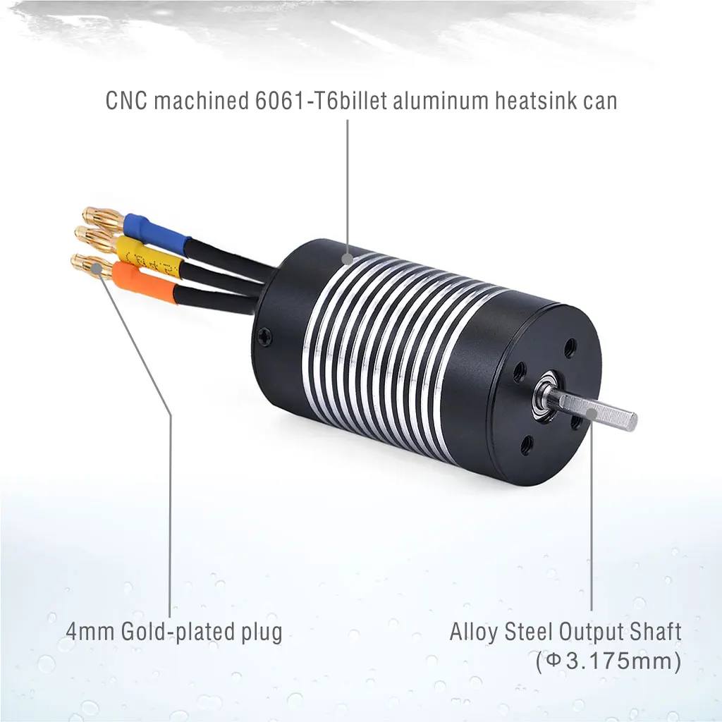 SurpassHobby Rocket 2845 Бесщеточный бессенсорный двигатель 3100KV 3800KV 4370KV 5000KV для 1/12 1/14 RC
