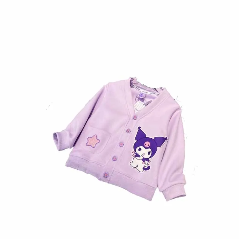 

Sanrioed Kawaii Anime Cartoon series Spring and Autumn Coat Single Breasted Coat