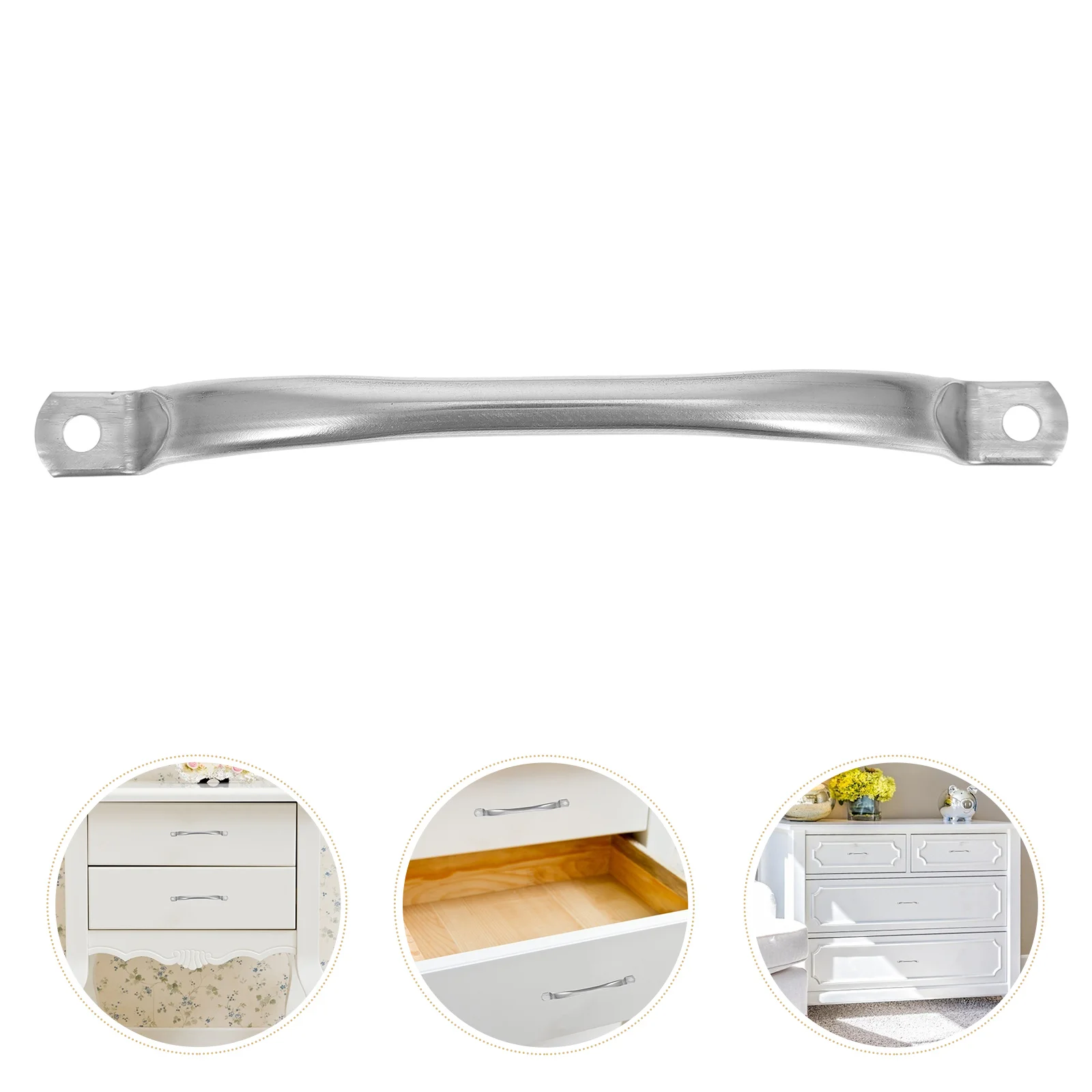 

20 Pcs Cabinet Door Handles Gate Hole Center Cutting Board Pull Knobs Dressing Table Kitchen Stainless Steel Drawer