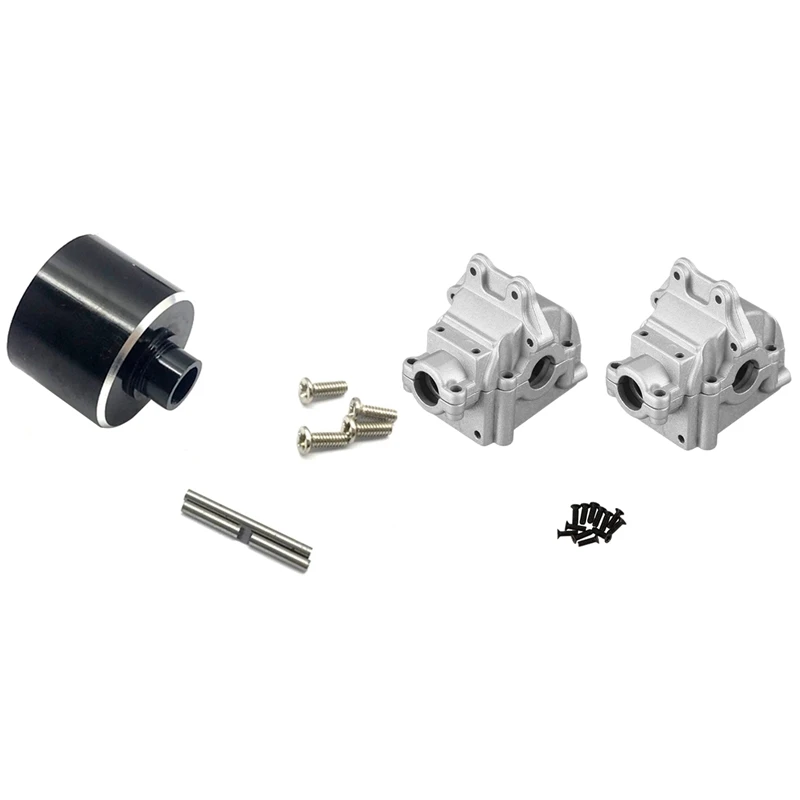 

1 Набор для Wltoys автомобильный металлический обновленный дифференциальный ящик и 1 набор металлических зубчатых редукторов верхняя и нижняя...