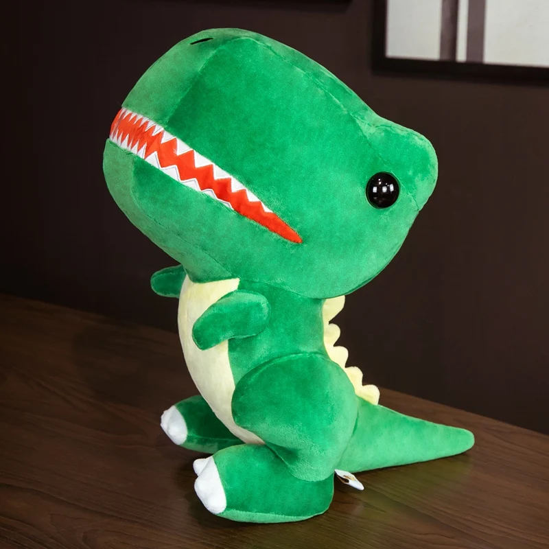 

50/70cmBig Head Surprised Dinosaur Toy Plush Animal Pillow Tyrannosaurus Rex Children's Gift