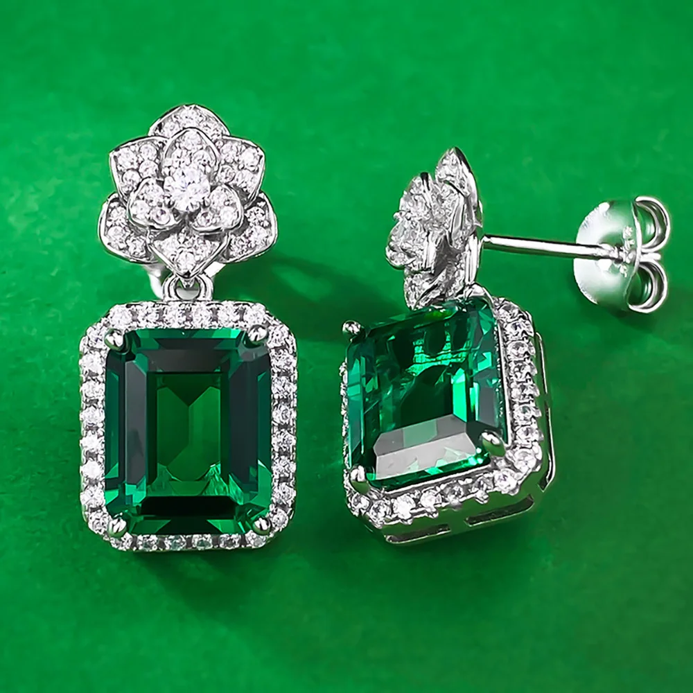 Женские серьги из серебра 925 пробы 8 х10 мм