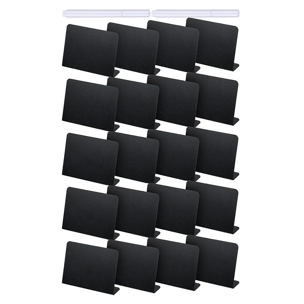 20 шт. 4x3 дюйма мини-доска для стола палатка знак доска бирки буфета этикетка еды