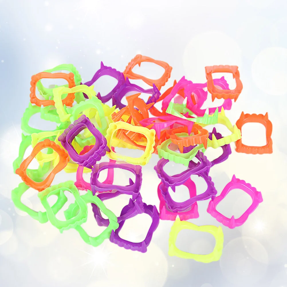 

50 шт. клыки для костюма, реквизит для фотографий (смешанные цвета)