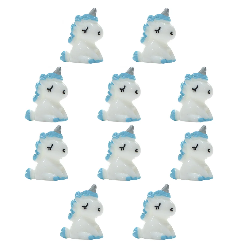 

Horse Figurine Mini Unicorn Small Plastic Animals Miniature Figurines Decorations