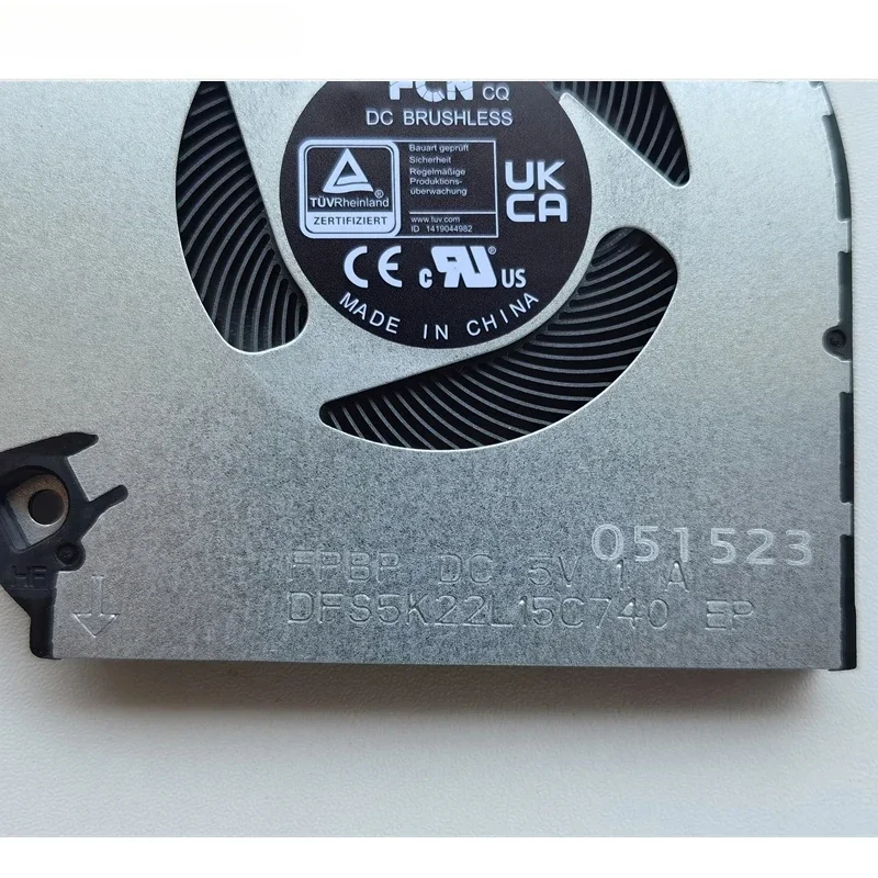 Новый оригинальный охлаждающий вентилятор для ноутбука ACER Aspire A715-51G 76G N22Q3 5V FPBC 0.8A