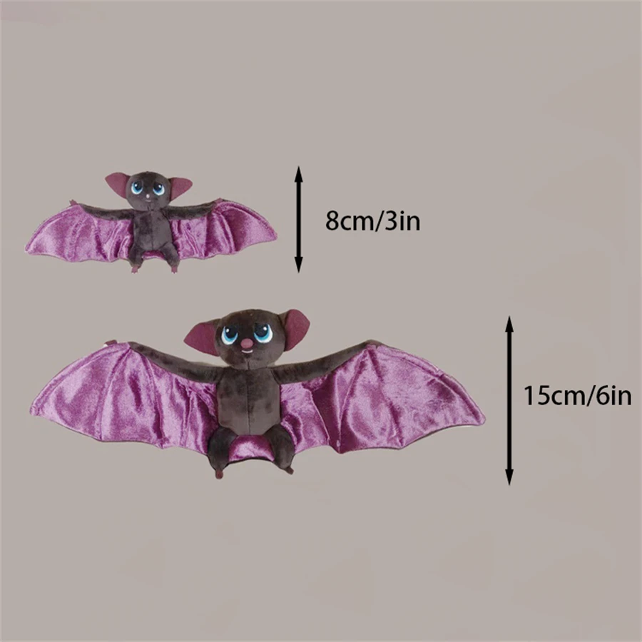 1 шт. плюшевая кукла вампира трансформируемая в летучая мышь