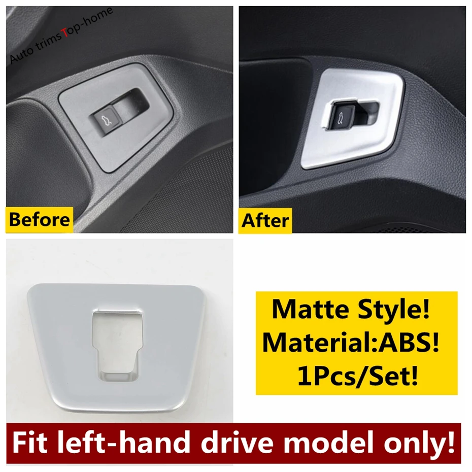 

Кнопка переключения задних ворот багажника с блестками, декоративная рамка, накладка для Volkswagen VW Tiguan MK2 2016-2023, автомобильные аксессуары