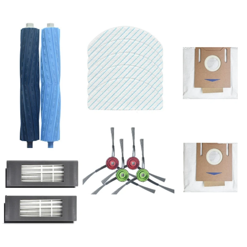 

Main Side Brush Wheel Filter Mop Disposable Rag For Ecovacs T9 Aivis T9 AIVI+ Hybrid Robot Vacuum Cleaner Kit