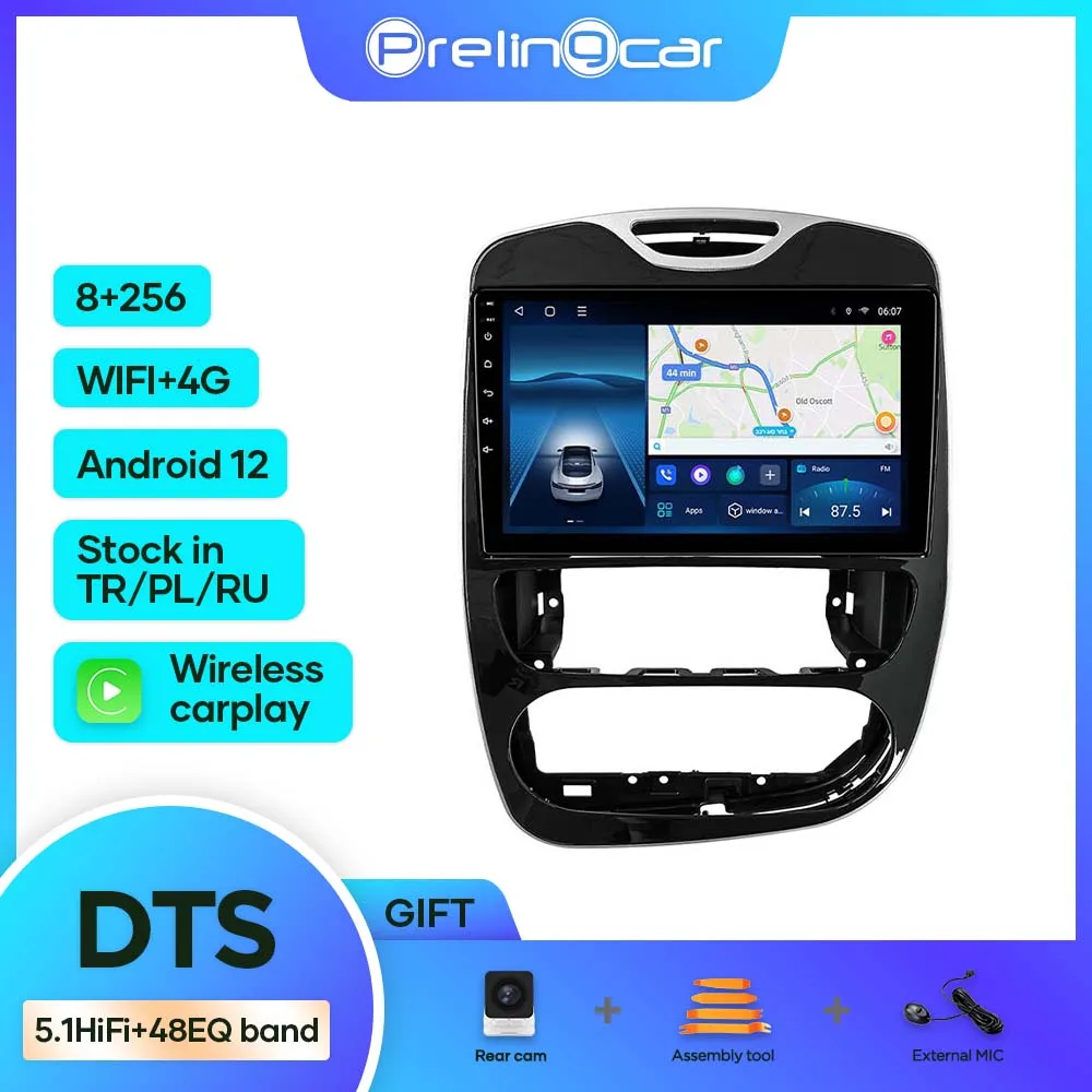 

Система Android 12.0 5,1 DTS для Renault Clio 4 2013-2016 автомобильный монитор 8 + 128G Carplay RDS GPS Встроенный 2din радио плеер мультимедиа