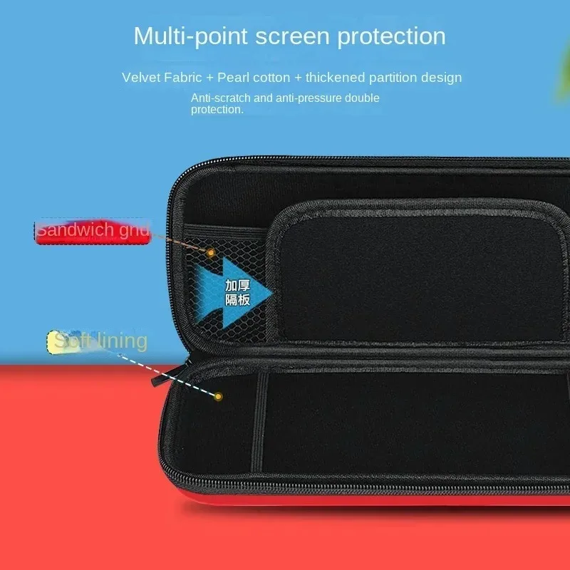 Фото Сумка для хранения Pokemon Pikachu для консоли Switch OLED NS, защитный чехол с жестким корпусом, игровые аксессуары, портативная сумка-чехол в стиле аниме №3