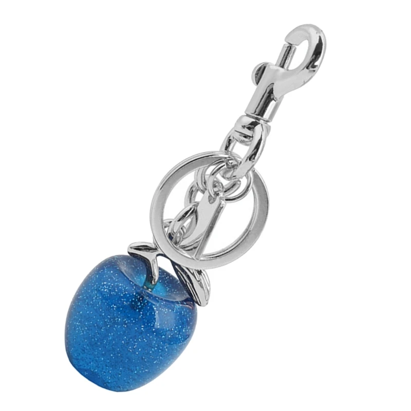 Шикарный брелок в стиле синих яблок прочные брелоки для повседневного ношения