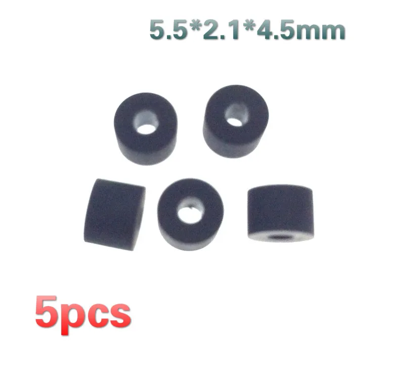 

5pcs 5.5*2.1*4.5mm for Sony Walkman WM-FX WM-EX WM-GX tape drive pinch roller rubber ring cassette deck audio pressure recorder