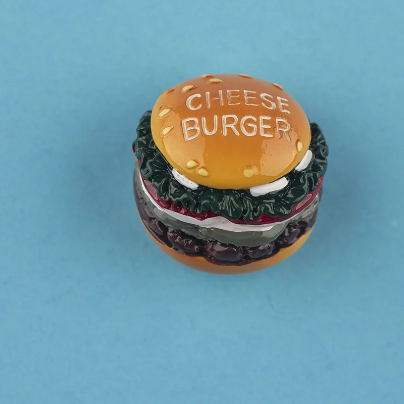 3D креативные магниты на холодильник еда искусственная тарелка для барбекю