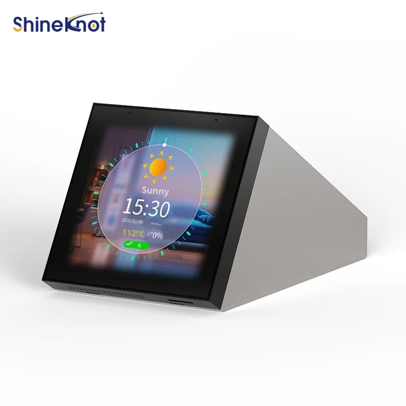 Панель управления Shineknot Tuya без гравировки, полноэкранный дисплей, сценариирежимы, управление кондиционером, затемнение, голосовое управление, ЖК-экран (art.: 3920da6652941) - 3920da6652941