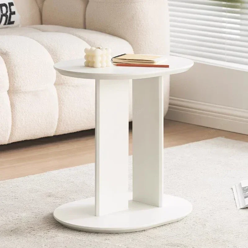 Белый кофейный столик Декор подноса дизайнерский простой салонный угловой