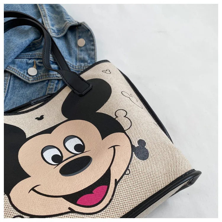 Женская Парусиновая Сумка Через Плечо Disney С Дизайном Микки Мауса