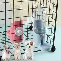 Pet Cats Dogs Drinking Fountain Feeder Pet Cage Hanging Bowl Water Feeder Dispenser for Puppy Cats Dogs Rabbit Dog Accessories