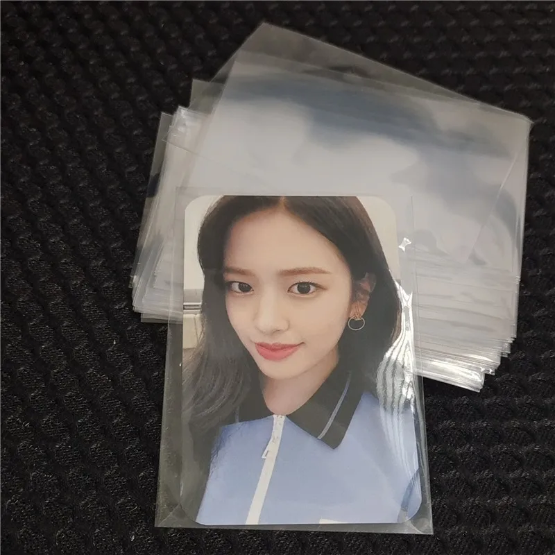 

10 Silk 20 Silk Protective Film 3 Inch Photo Card Card Film Postcard Protective Sleeve Transparent Card Film Card Packaging Kpop