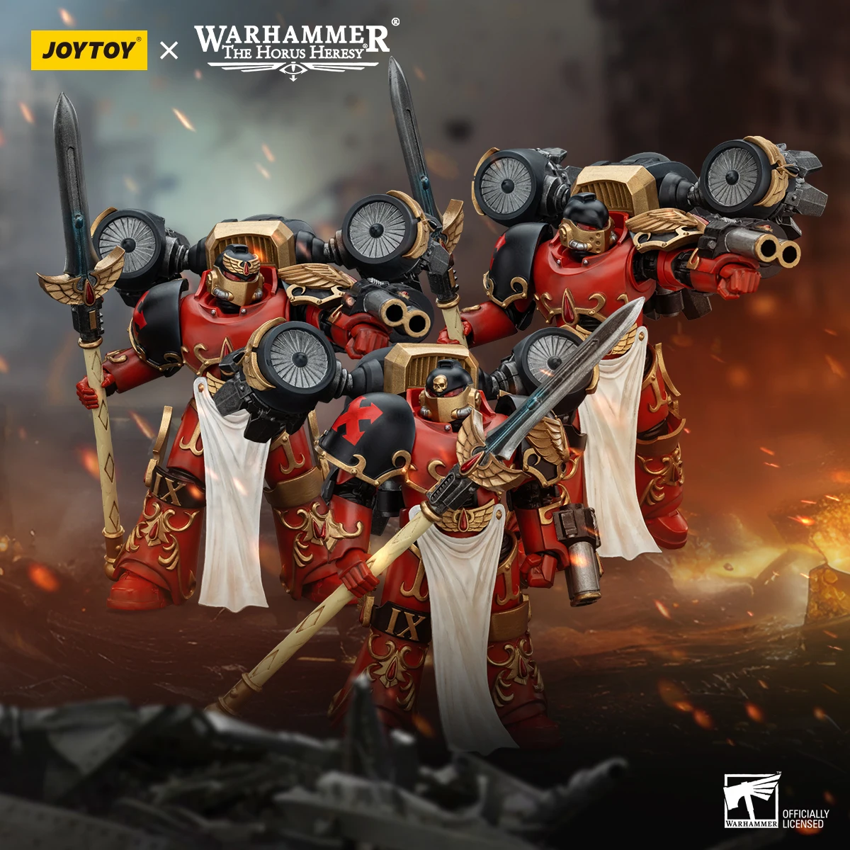 JOYTOY Warhammer 40K Blood Angels Dawnbreaker Cohort 1:18 Фигурка Игровая модель Меха Коллекция игрушек