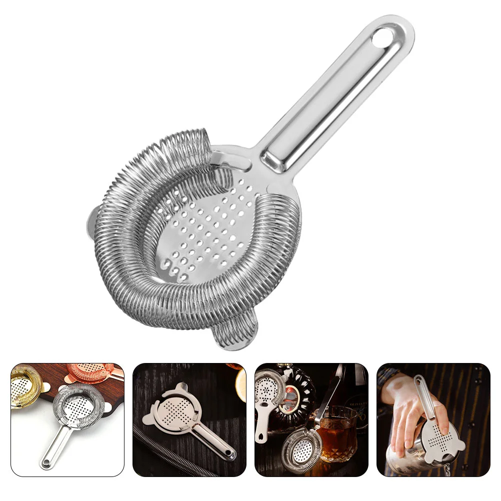 

1pc Bartending Drink Ice Filter Stainless Steel Ice Strainer Bartending Filter