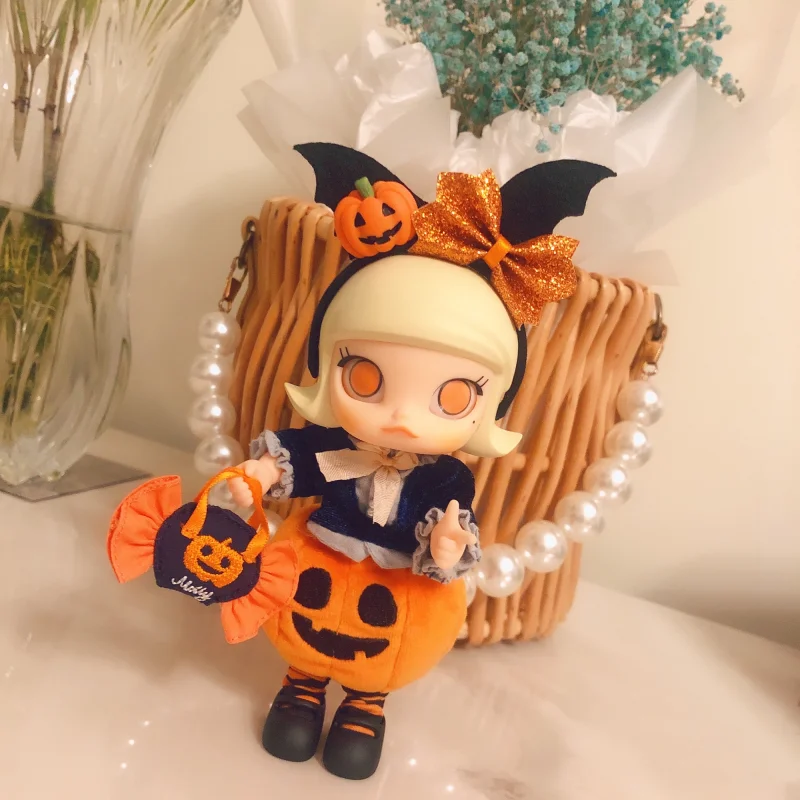 Оригинальная Подвижная кукла Молли на Хэллоуин тыква маленький дьявол кавайная